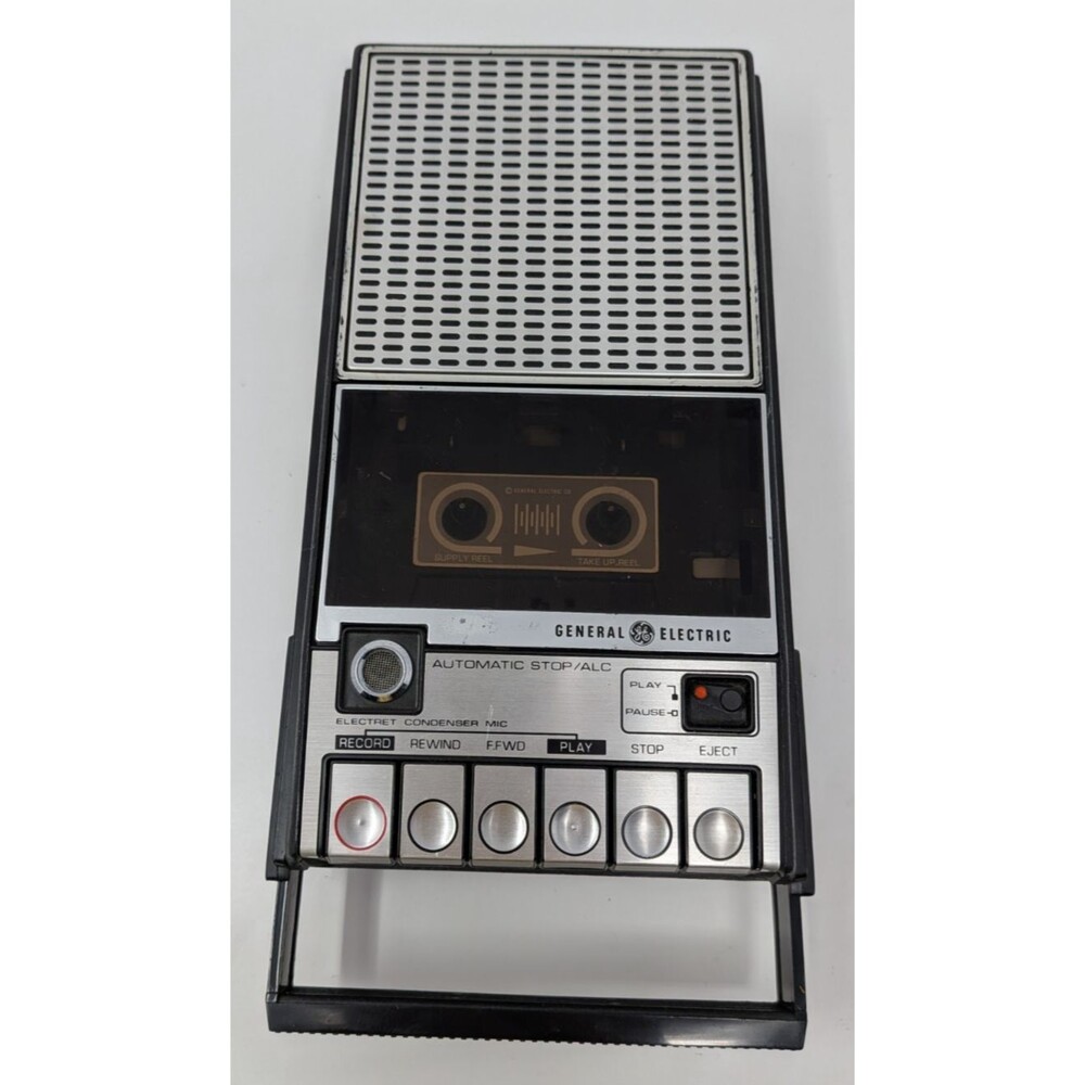 GE General Electric 3-5105F Cassette Recorder Vintage Lofi Y2K Tested Works